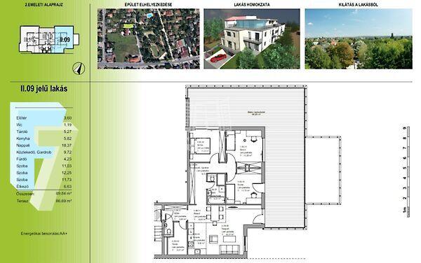 PENTHOUSE AA+Energiatakarékos Lakás, Érd 2. képe