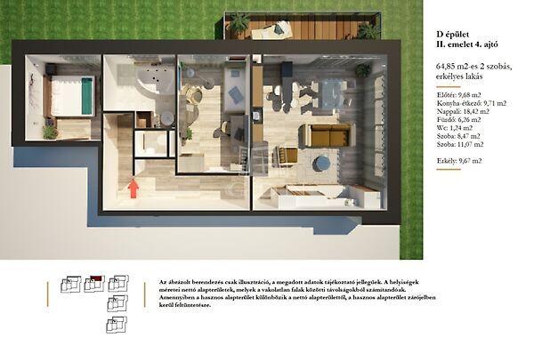 Exkluzív Lakópark,II.ütem D/II.em.4, Szigetszentmiklós 2. képe
