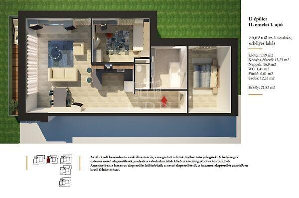 Exkluzív Lakópark,II.ütem D/II.em.1, Szigetszentmiklós 2. képe